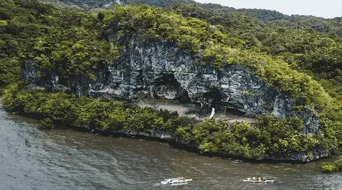 Lamanok Island banner